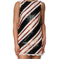 Multicolor Sequin Embellished Shift Dress