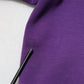 Purple Floral Print Cotton Long Sleeves Top