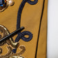 Yellow Crystal Cross Runway Vest Jacket Top