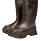 Metallic Brown Pull On Rain Boots Shoes