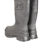 Metallic Silver Pull On Rain Boots Shoes