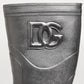 Metallic Silver Pull On Rain Boots Shoes