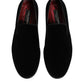 Black Velvet Loafers Formal Men Dress Shoes
