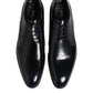 Navy Blue Leather Lace Up Derby Formal Shoes