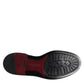 Black Leather Lace Up Men Derby Formal Shoes