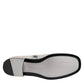 White Strass DG Logo Heels Ankle Boots Shoes