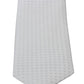 Elegant White Patterned Silk Blend Neck Tie