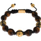 Chic Multicolor CZ & Tigers Eye Bracelet