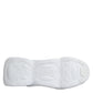 White Silver Slip On Wave Socks Sneakers Shoes