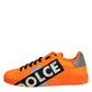 Orange Portofino Logo Tape Men Sneakers Shoes