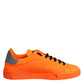 Orange Portofino Logo Tape Men Sneakers Shoes