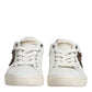 White Silver Sacred Heart Men Sneakers Shoes