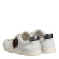 White Silver Sacred Heart Men Sneakers Shoes