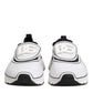 White Black Logo Plaque Daymaster Men Sneakers Shoes