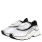 White Black Logo Plaque Daymaster Men Sneakers Shoes