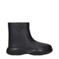 Black Cotton Ankle Boots