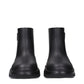 Black Cotton Ankle Boots