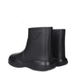 Black Cotton Ankle Boots