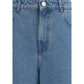 Blue Cotton Relaxed Fit Jeans