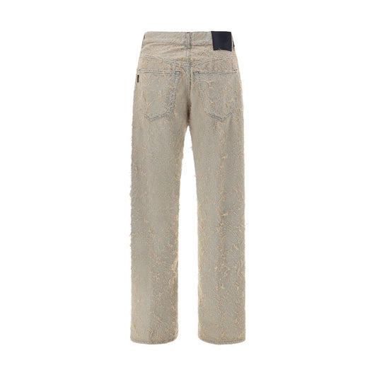Jeans with pilling effect