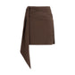 Crepe de chine Mini Skirt