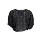 Black Polyester Tops & T-Shirt