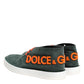 Green Derby Logo Casual Men Sneakers Shoes