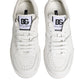 White Miami Leather Low Top Sneakers Shoes