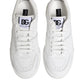 White Miami Leather Low Top Sneakers Shoes