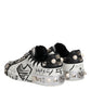 Black White Studded Low Top Sneakers Shoes