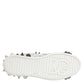 Black White Studded Low Top Sneakers Shoes