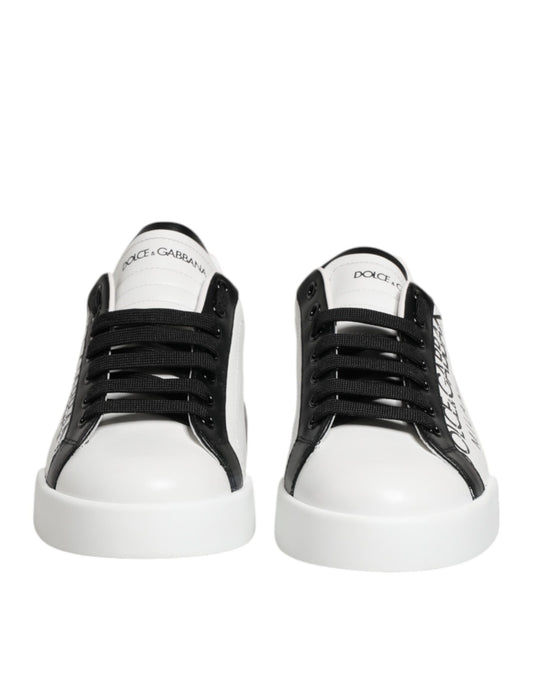 White Black Crown Low Top Men Sneakers Shoes