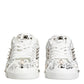 White Portofino Stud Embellished Men Sneakers Shoes