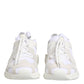 White Sorrento Low Top Lace Up Sneakers Shoes
