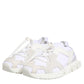 White Sorrento Low Top Lace Up Sneakers Shoes