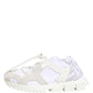White Sorrento Low Top Lace Up Sneakers Shoes