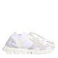 White Sorrento Low Top Lace Up Sneakers Shoes