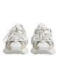 White Silver Low Top SPACE Men Sneakers Shoes