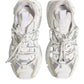 White Silver Low Top SPACE Men Sneakers Shoes