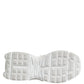 White Silver Low Top SPACE Men Sneakers Shoes