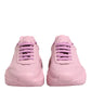 Pink Leather Daymaster Low Top Sneakers Shoes