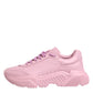 Pink Leather Daymaster Low Top Sneakers Shoes