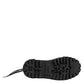 Black Low Top Lace Up Trekking Sneakers Shoes