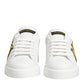 White Crown Patch Portofino Men Sneakers Shoes