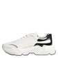 White Silver DAYMASTER Leather Sneakers Shoes