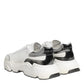 White Silver DAYMASTER Leather Sneakers Shoes