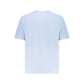 Blue Cotton Men T-Shirt