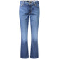Blue Cotton Women Jeans