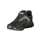 Black Polyester Men Sneaker