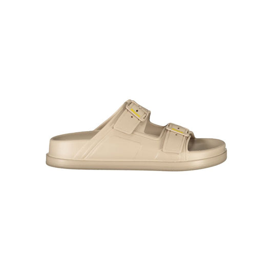 Beige Polyethylene Women Sandal